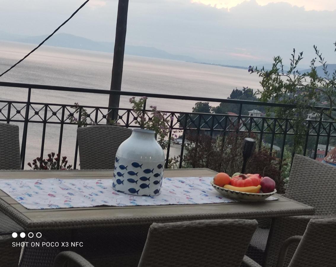 Mesonisi Με Υπέροχη Θέα Στον Παγασητικό!! Villa Афисос Екстериор снимка