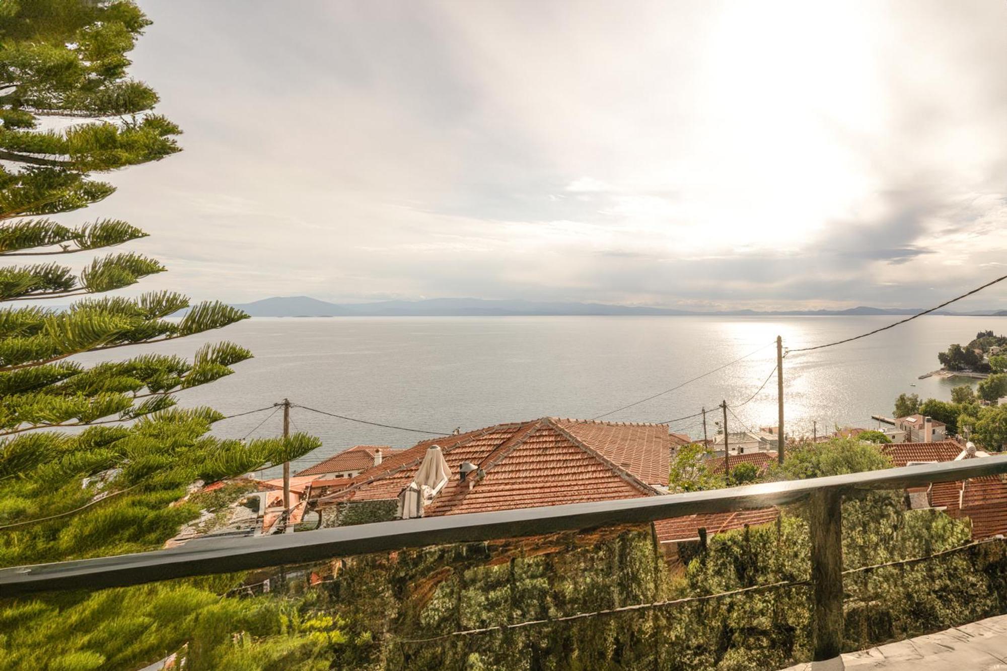 Mesonisi Με Υπέροχη Θέα Στον Παγασητικό!! Villa Афисос Екстериор снимка