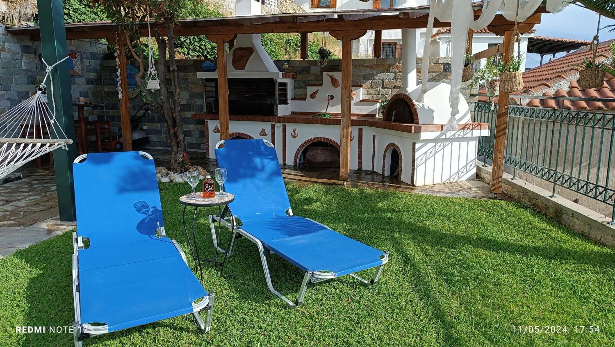 Mesonisi Με Υπέροχη Θέα Στον Παγασητικό!! Villa Афисос Екстериор снимка
